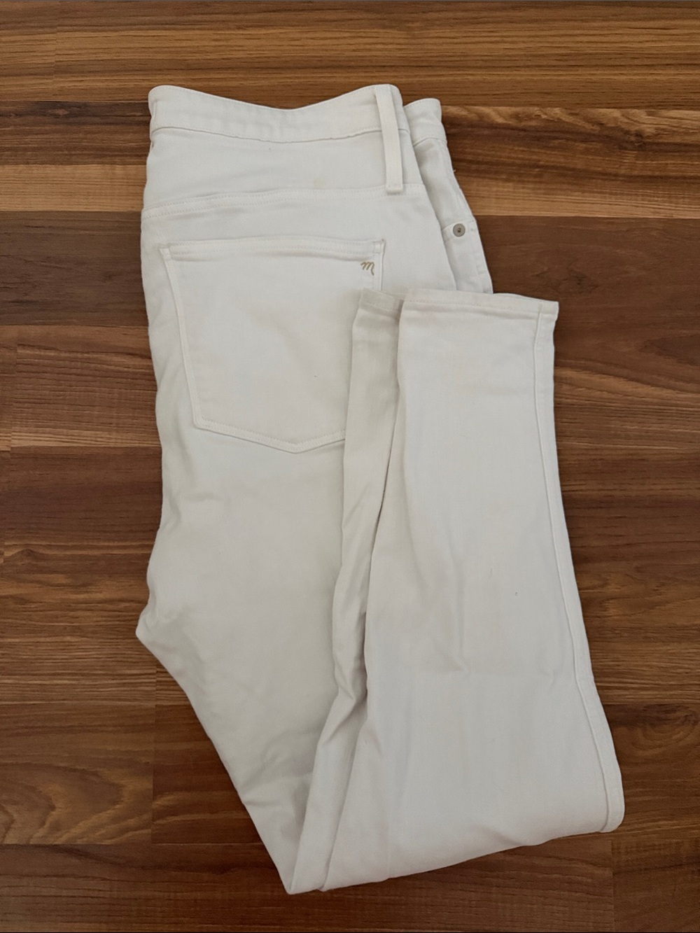 Madewell Women's White Skinny Jeans